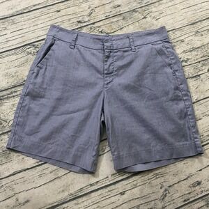 Level 99 Womens 28 (30") Linen Lyocell Blend Shorts Gray‎ Style CH1494SF